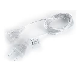 Сетевой шнур для гирлянд FERON 3м, 2х0,5мм2, прозрачный, DM303 41658 