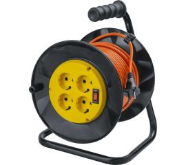 Удлинитель Navigator 93 904 npe-r-04-40-x-2x1, катушка, 4 гнезда, без заземления, 40м, Россия 93904 