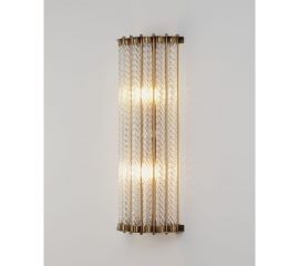 Настенный светильник Moderli Crumbly латунь, полупрозрачный V10263-2W 