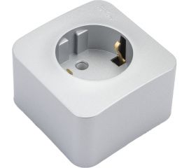 Наружная розетка Schneider Electric Blanca Алюминий, с заземлением, без шторок, 16А, 250В SE BLNRA010113 