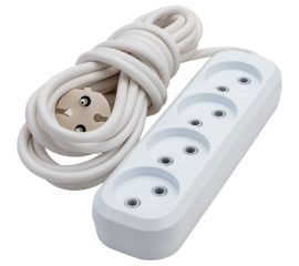 Сетевой удлинитель ПЕРЕСВЕТ+ Р/С-4 шнур ПВС 2*1- 5м 4620003921582 