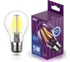 Светодиодная лампа REV FILAMENT груша A60 E27 5W, 4000K, DECO Premium 32481 2 
