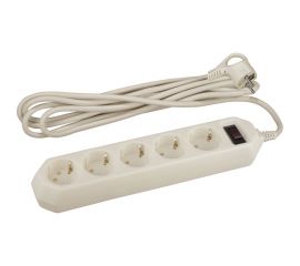 Сетевой фильтр ЭРА USF-5es-3m-I с заземлением 3x0,75мм2, с выкл, 5гн, 3м Б0019035 