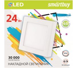 Накладной светильник Smartbuy LED Square SDL 24w/4000K/IP20 SBL-SqSDL-24-4K 