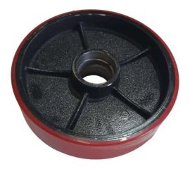 Колесо для гидравлической тележки 180 мм, PVC, без подшипника WILMART 325(180)pvc 