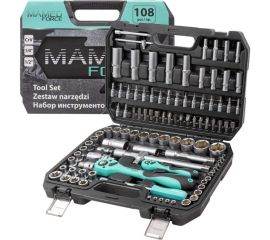 Набор инструментов profi 108пр. 1/4"",1/2""(6гр)(4-32мм) MAMEDFORCE MF-41082-5(54627) 