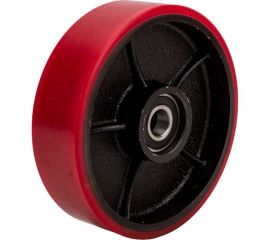 Колесо для гидравлической тележки 180хS50 мм, PU, c подшипником WILMART 325(180)polb 