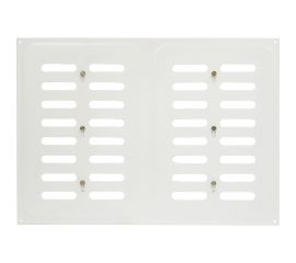 Решётка вентиляционная раздвижная 240x340 мм, цвет белый Трибатрон 87978 