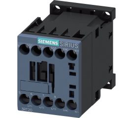 Контактор Siemens 3 полюса AC-3, 7.5КВТ/400В, Блок-Контакт 1НЗ 3RT20181BB42 