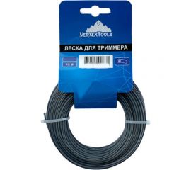 Леска VERTEX (2.4 мм; 15 м; круг с сердечником) для триммера vertextools YK-888-2.4-15 