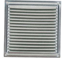 Решетка металлическая (175x175 мм; оцинкованная) ВИЕНТО РМ1717Ц 