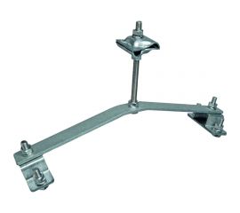 Опорный держатель круглого проводника EZETEK 8-10мм для конька, оцинковка 70845 