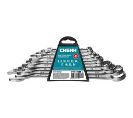 Набор комбинированных гаечных ключей СИБИН 27089-H10_z01 
