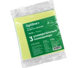 Губчатые салфетки Optiline 15x15 см, 3 шт./уп. 31-2665 