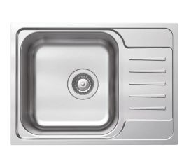 Мойка IDDIS Sound нержавеющая сталь, шелк, с крылом, 605x440x180 SND60SDi77 