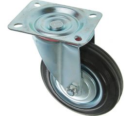 Колесо на площадке для транспортных тележек d=160 мм ТУНДРА 3609818 