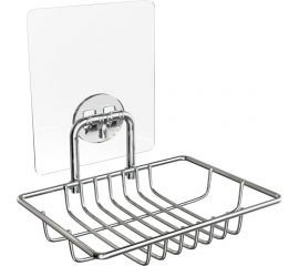 Мыльница Kleber-решетка для ванной настенная на силиконовом креплении Lite KLE-LT034 