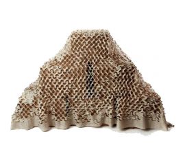 Декоративная маскировочная сеть 20000x2300 мм, оксфорд 240, бежевый Tplus T020796 