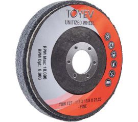 Круг нетканый прессованный TUW (115x22x13.5 мм; 6SF) Toyev 005023 