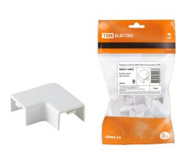 Поворот на 90 градусов TDM КМП 20x10 (4 шт./комп.) SQ0411-0092 