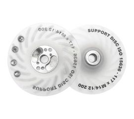 Оправка ребристая (125 мм; М14; средняя жесткость) для фибровых кругов RoxelPrо 110954 