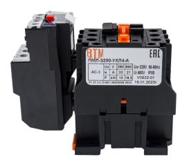 Пускатель ВТМ (S) ПМЛ-3200-32А-220АС-(1з)-РТЛ1023-2(23,0-32,0А)-УХЛ4-А ВТМ00040358 