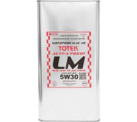 Моторное масло ТОТЕК Астра Робот LM Road Racing SAE 5W30 4л LMRR530004 
