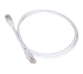Патч-корд TWT RJ45-RJ45, 4 пары, UTP, категория 5е, 0.5 м, белый, TWT-45-45-0.5-WH 