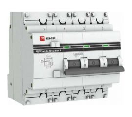 Дифференциальный автомат EKF АД-32 3P+N 40А/30мА PROxima SQDA32-40-30-4P-a-pro 