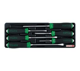 Набор ударных отверток TOPTUL PH, SL, 6 предметов, в ложементе GAAT0602 