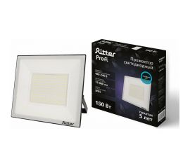 Светодиодный прожектор RITTER серия PROFI 230В 150 Вт 6500К 15000Лм IP65 черный 53411 6 