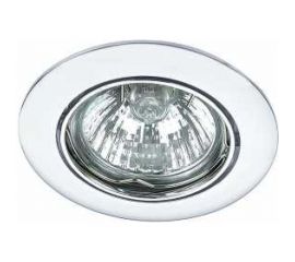 Встраиваемый поворотный спот POWERLIGHT GU5,3x50W хром, алюм.литье 6028/1-4CH 