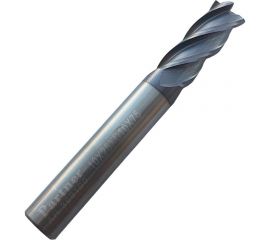 Фреза концевая твердосплавная универсальная до 45 НRC Серия 309 (10х25х75 мм; 4-х перая; AlTiN; хв-к 10 мм) Partner 309100 