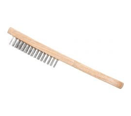 Корщетка с деревянной ручкой FIT IT 5-ти рядная 38405 