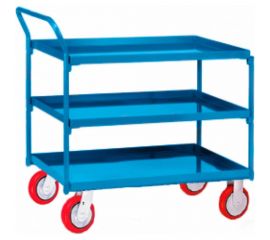 Цельнометаллическая 3-х ярусная тележка МосТележка 620x920 мм ТЯМ3-9262 