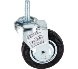 Колесо промышленное поворотное с роликовым подшипником на резьбе без тормоза (D100 мм; М12) Tech Tech-Krep 148532 