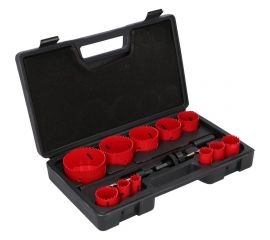 Набор коронок биметаллических (14 предметов; 19-76 мм) DRAUMET 6173 