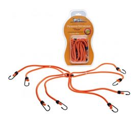 Набор резинок-стяжек Airline Паук металлические крючки, 4 штуки, 80 см, D-8 мм AS-R-05 