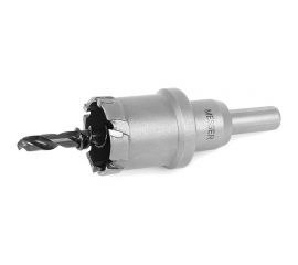 Коронка ТСТ с центрирующим сверлом и толкающей пружиной (21х25 мм) MESSER 20-25-021 