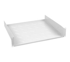 Полка Cabeus перфорированная, консольная, 2U, глубина 400 мм, SH-J017-2U-400 