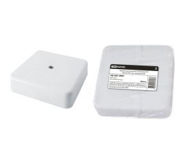 Распаечная коробка TDM КР 100x100x29 ОП белая, IP40, инд. штрихкод SQ1401-0907 