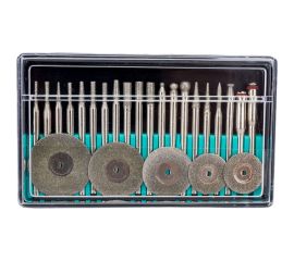 Шарошки и отрезные круги с алмазным напылением 25 шт Gigant GCDS25 