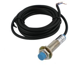 Индуктивный неэкранированный датчик INNOCONT, M12x1, L=61 мм, зона срабатывания 4 мм, -25 +60 С, 12…24 VDC, IP65, выход: NPN NO, макс. ток 200 мА, кабель 2 м SL-12N4C 