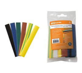 Термоусаживаемая трубка TDM ТУТнг 10/5 набор (7 цветов по 3 шт. 100мм) SQ0518-0505 