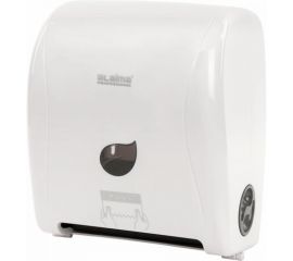 Диспенсер для полотенец в рулонах ЛАЙМА PROFESSIONAL ECO Система Н1, механический, белый 606550 