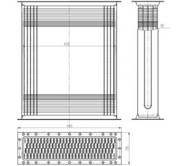 Радиатор охл. для трактора МТЗ-80/82 LUZAR LC 0682 