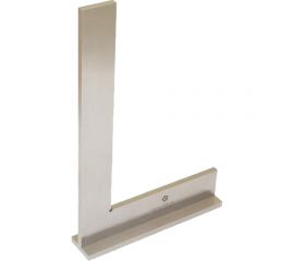 Угольник TLX УШ 100x70 поверочный слесарный с широким осн. кл.т.1 ZT07-B119 нерж. сталь 66359 