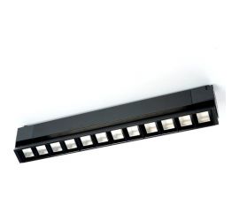 Светодиодный трековый однофазный светильник FERON AL131 на шинопровод 30W 4000K 60 градусов черный 48378 