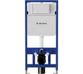 Инсталляция для подвесного унитаза ALLEN BRAU PNEUMATIC патрубки, без кнопки, 1112x115x500 мм 00306274 