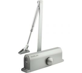 Дверной доводчик Marlok DC-80 фиксация 90 градусов, серебро 019833 